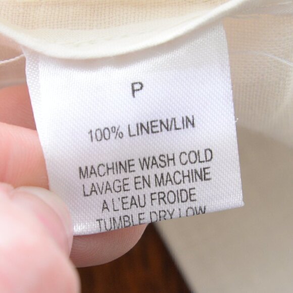 Brochu Walker White Linen Single Button Blazer Sz XS - Picture 7 of 7